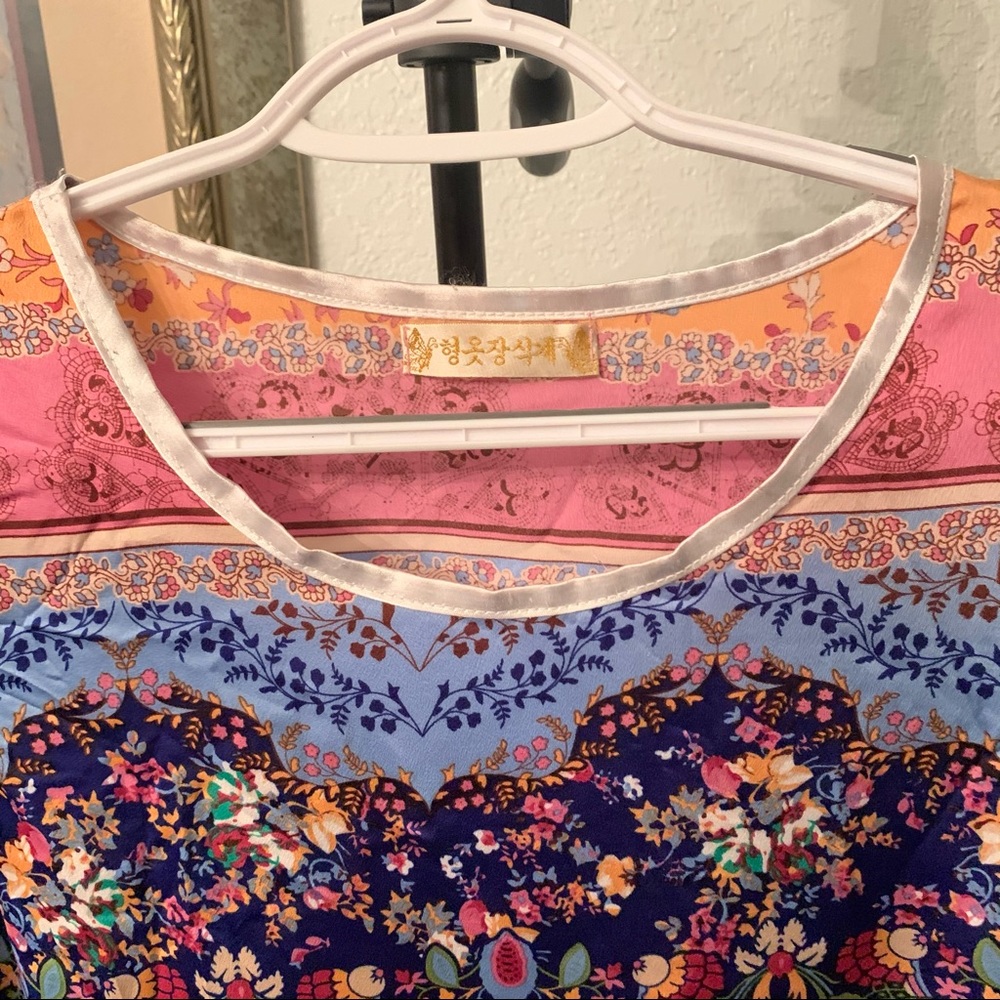 Patterned silk blouse - Picture 8 of 8